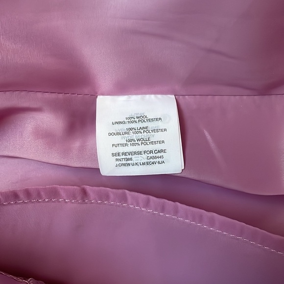 J.Crew A Line Double Serge Wool Dress Size 4 - Picture 8 of 8